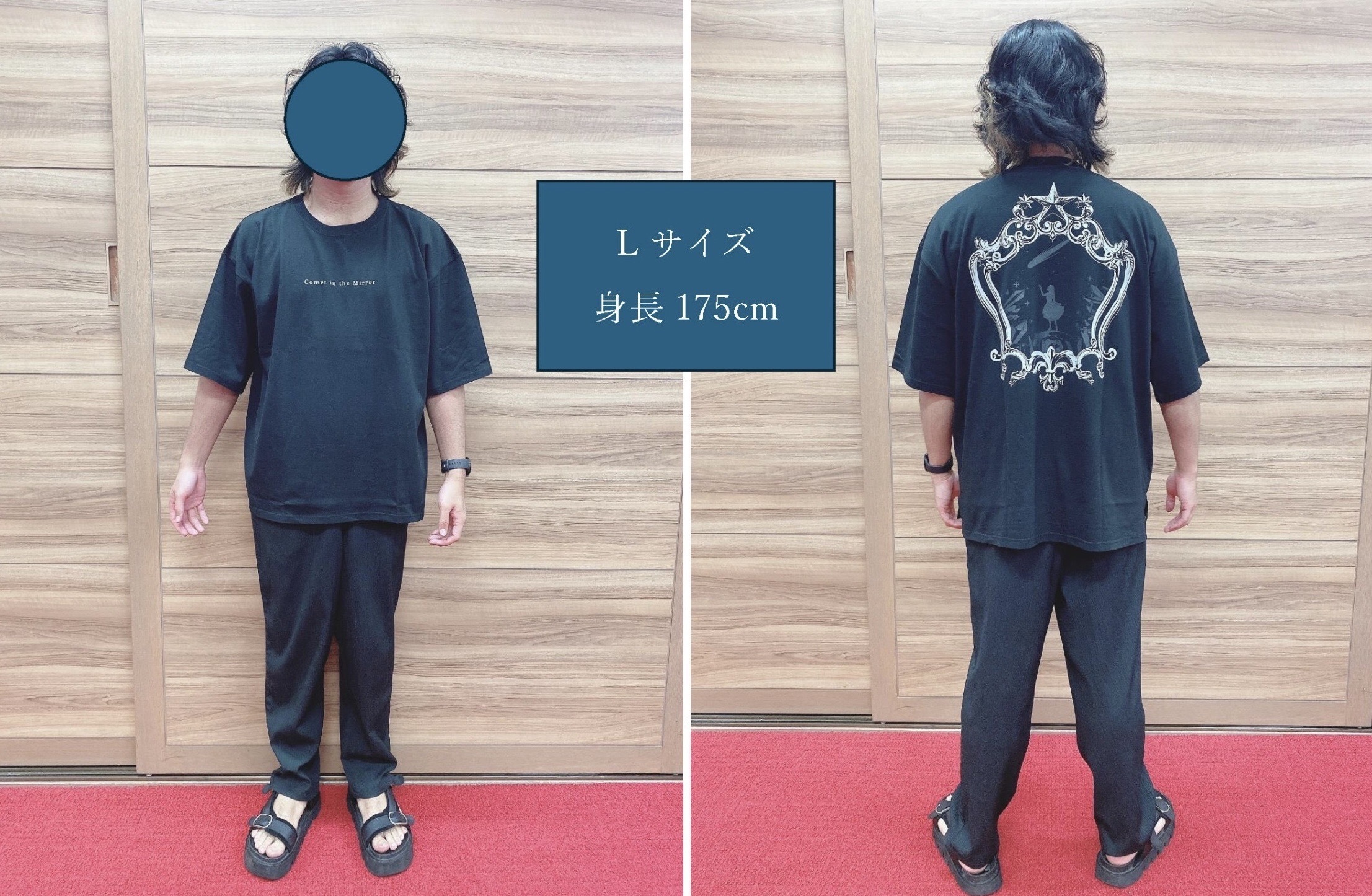 鏡面の彗星 ビッグTシャツ "Comet in the Mirror" Big Tee